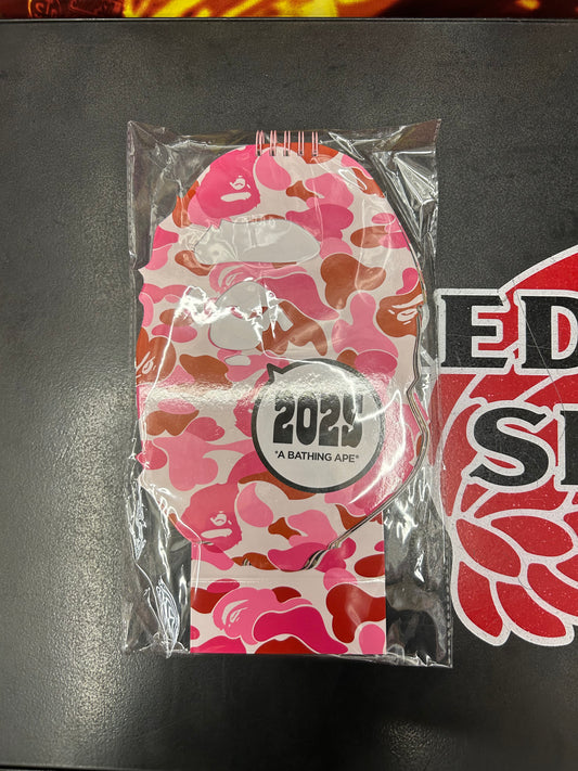 BAPE PINK BIG FACE 2025 NOTEPAD (BRAND NEW)
