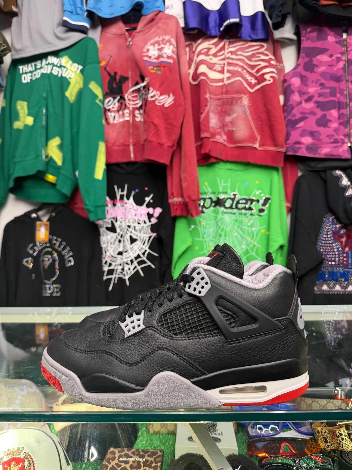 JORDAN 4 BRED REIMAGINED (PRE-OWNED W/ BOX)