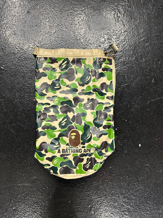 BAPE CAMO WATERPROOF BAG (PRE-OWNED)