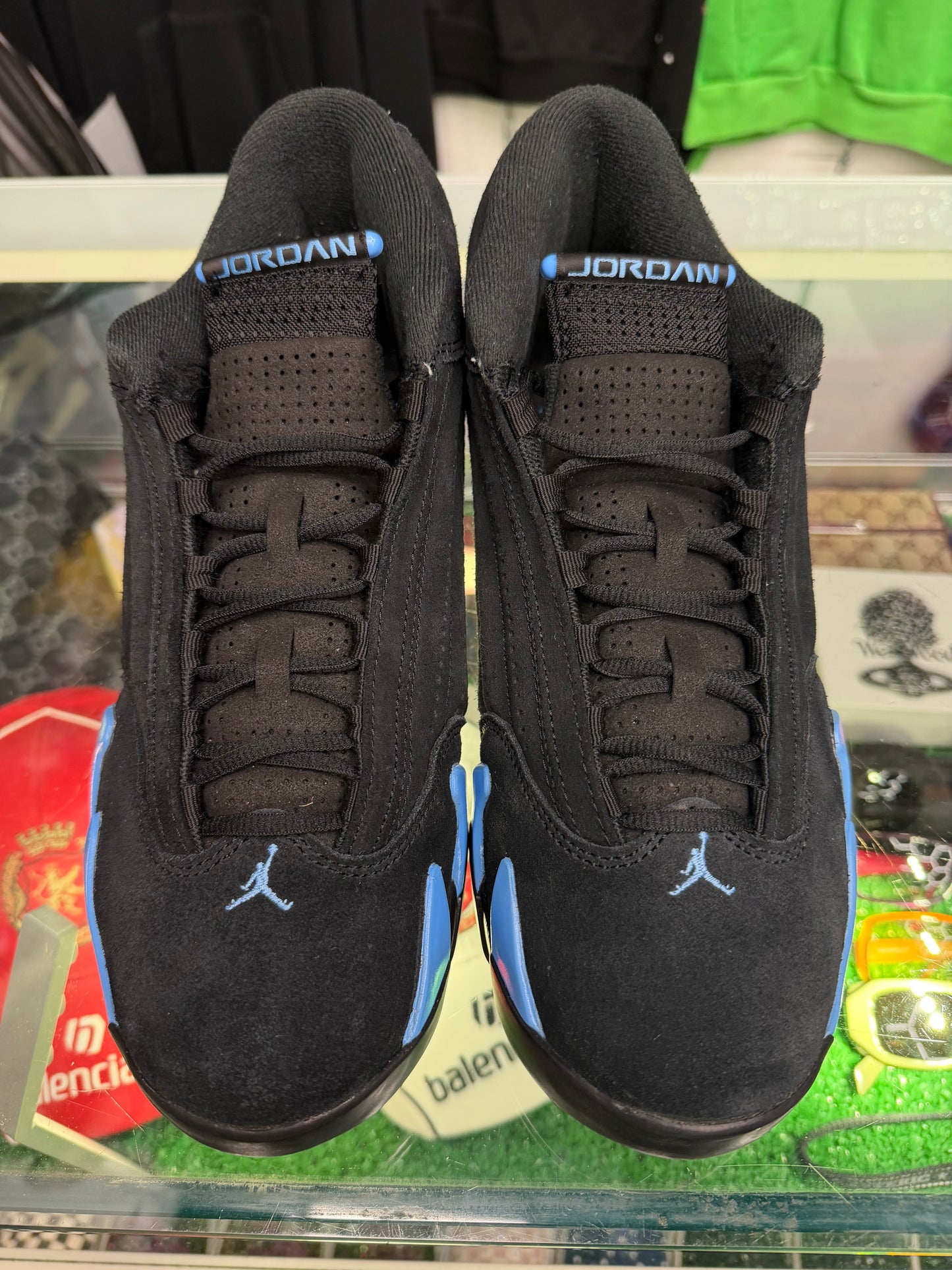 JORDAN 14 BLACK UNIVERSITY BLUE (PRE-OWNED W/ BOX)