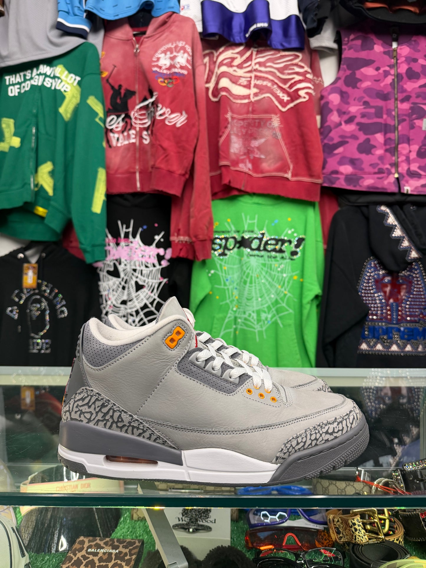 JORDAN 3 COOL GREY (PRE-OWNED W/ BOX)