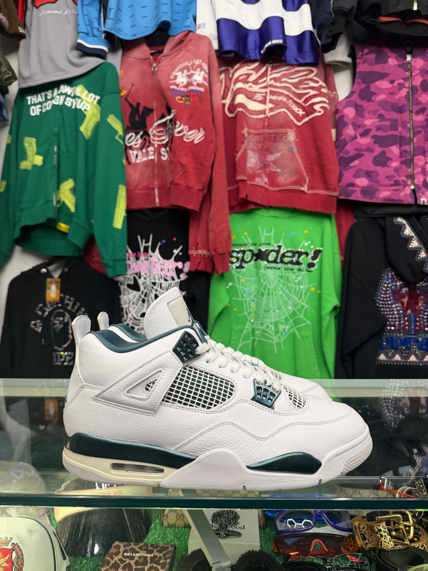 JORDAN 4 OXIDIZED GREEN (PRE-OWNED W/ BOX)