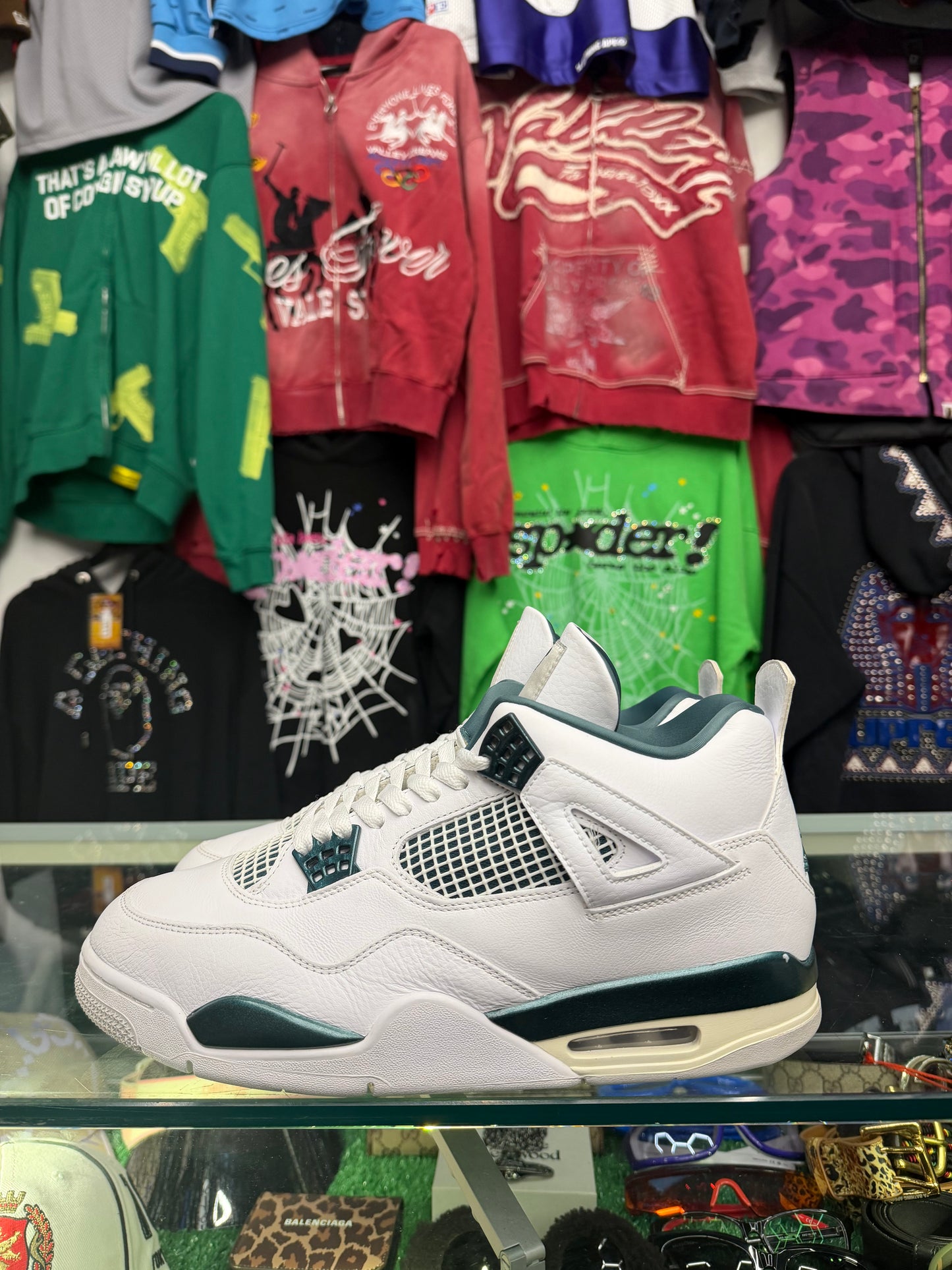 JORDAN 4 OXIDIZED GREEN (PRE-OWNED W/ BOX)