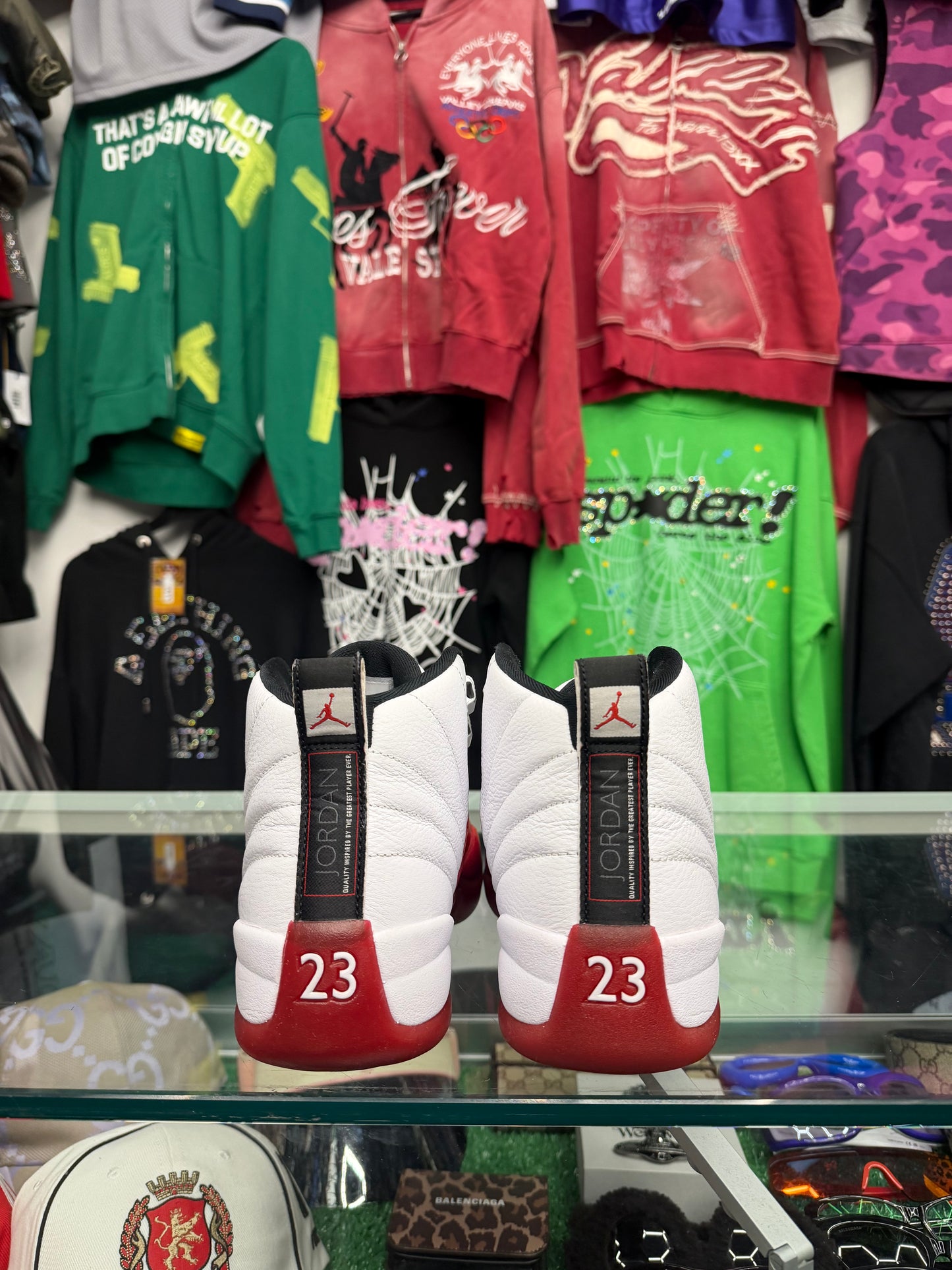 JORDAN 12 CHERRY (PRE-OWNED W/ BOX)