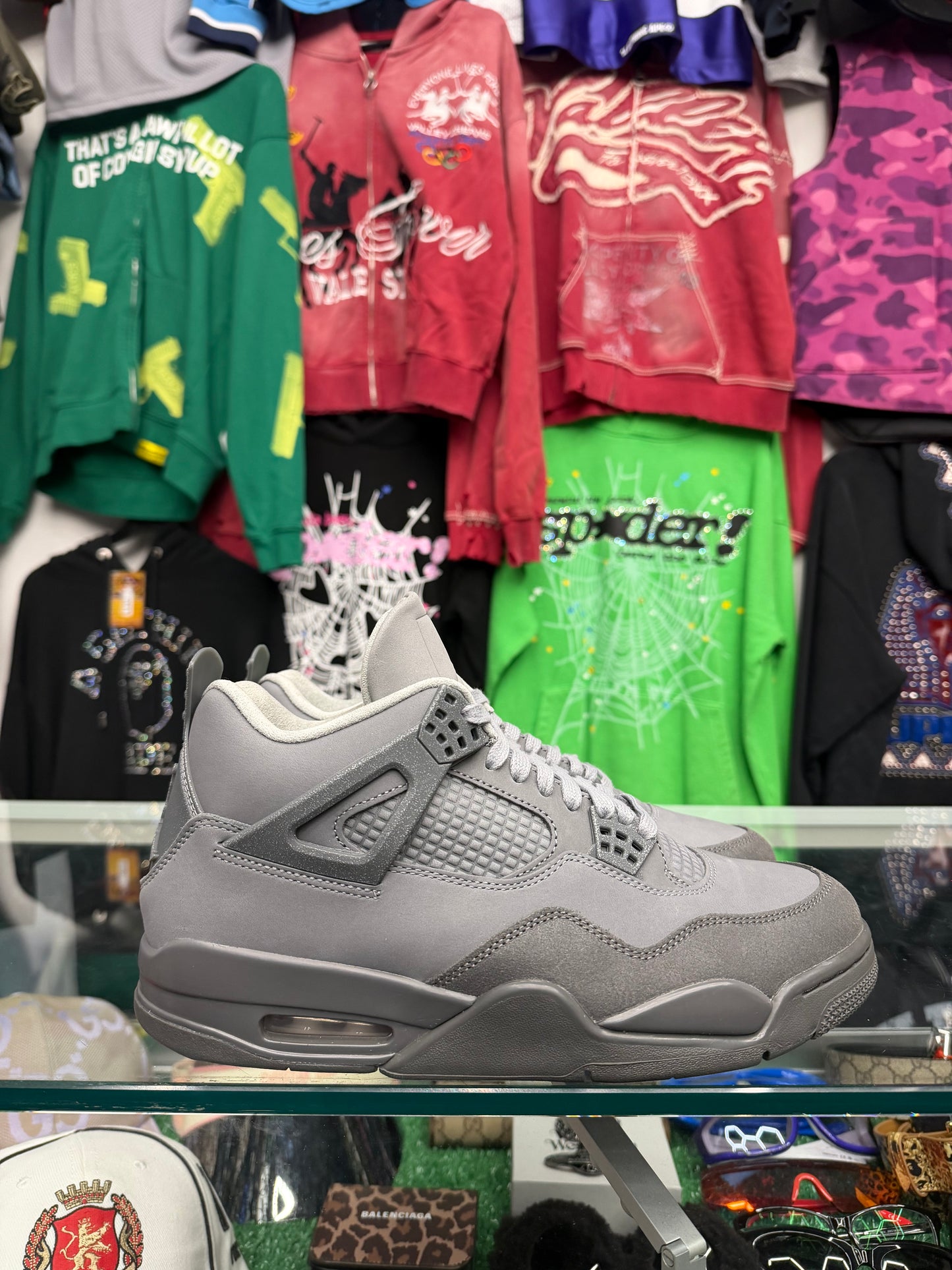 JORDAN 4 WET CEMENT (PRE-OWNED W/ BOX)