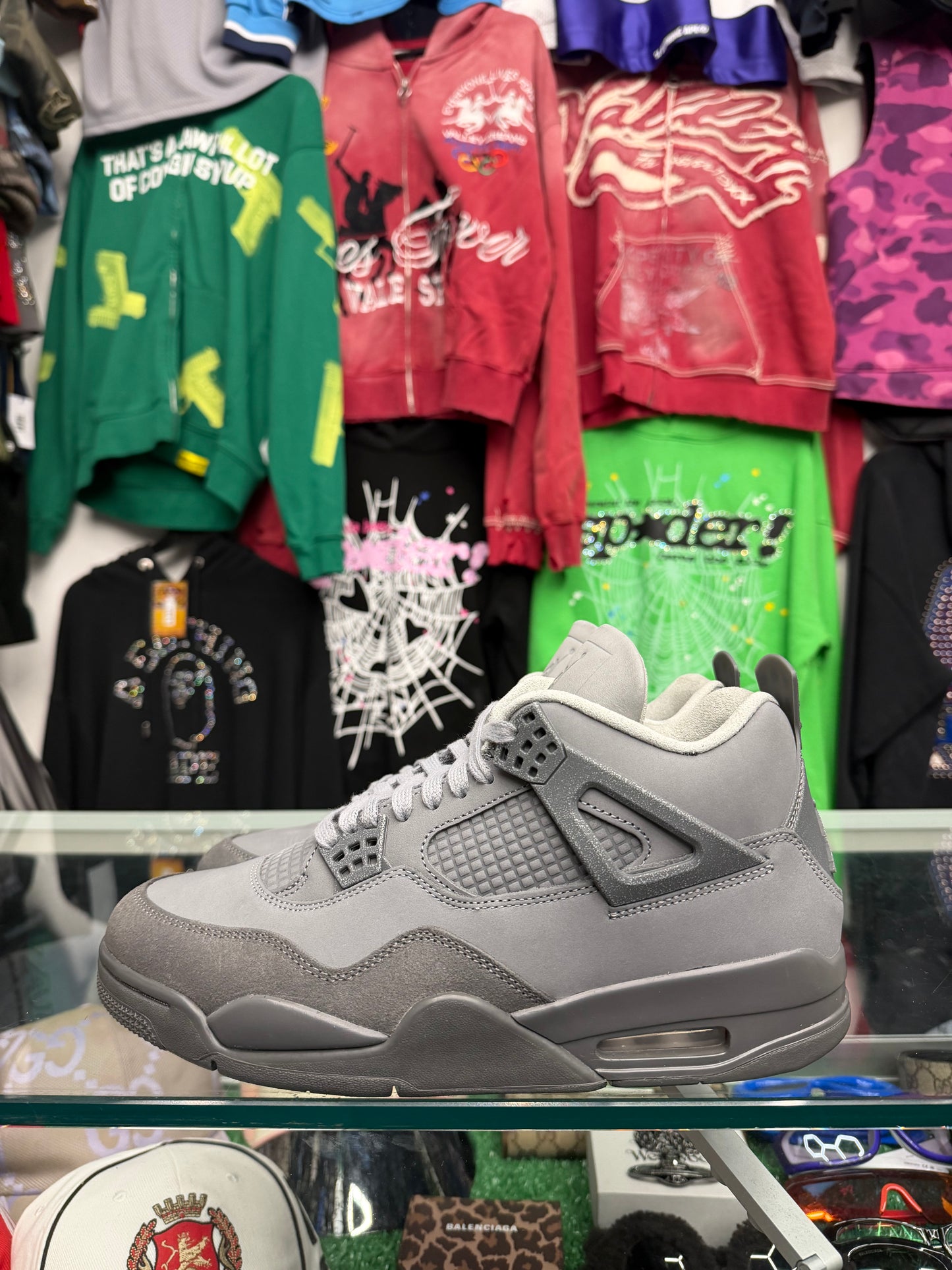 JORDAN 4 WET CEMENT (PRE-OWNED W/ BOX)