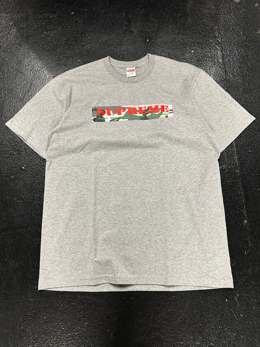 SUPREME HARDCORE GREY TEE (BRAND NEW)