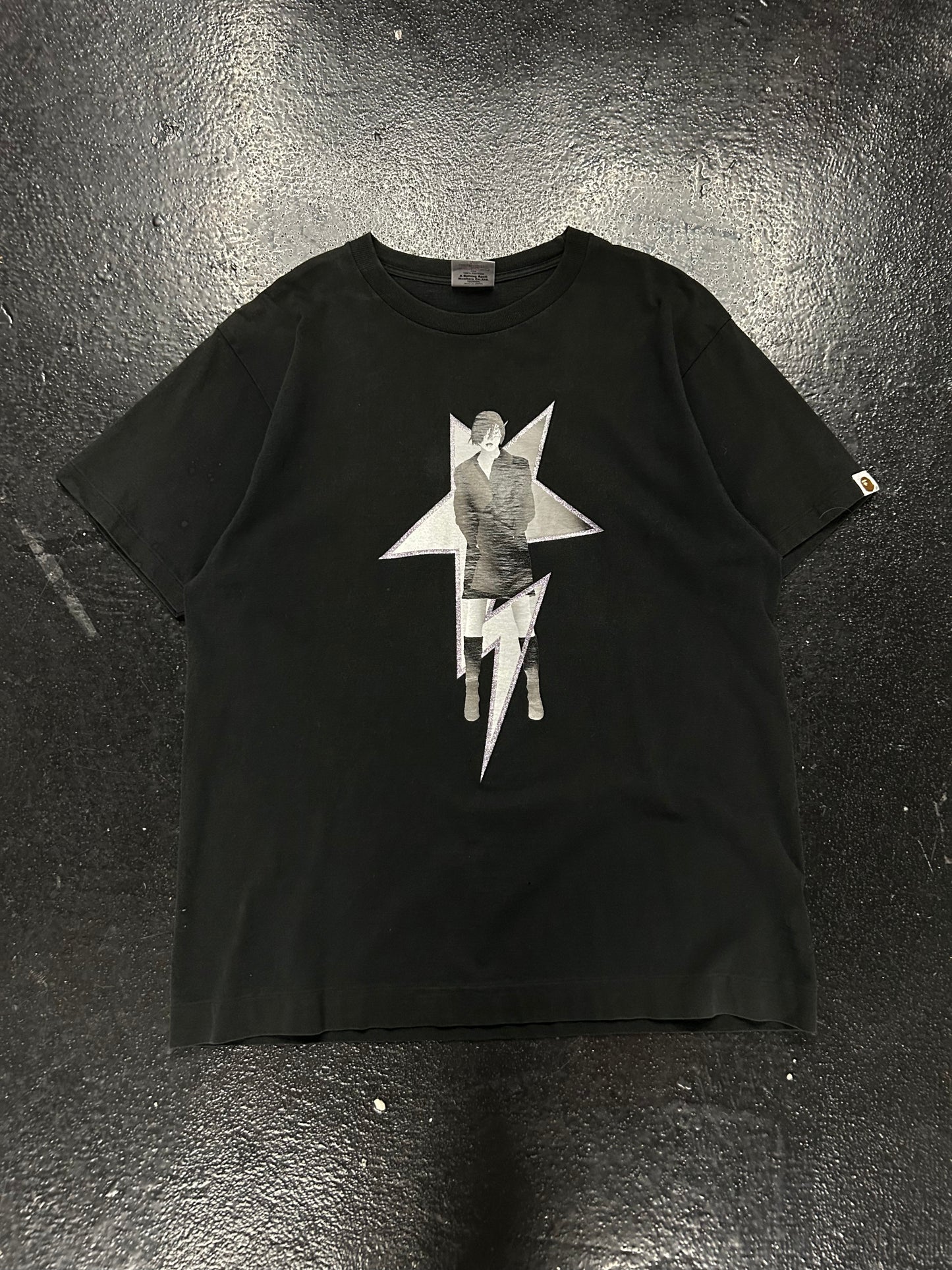 BAPE VINTAGE STAR GIRL TEE (PRE OWNED)