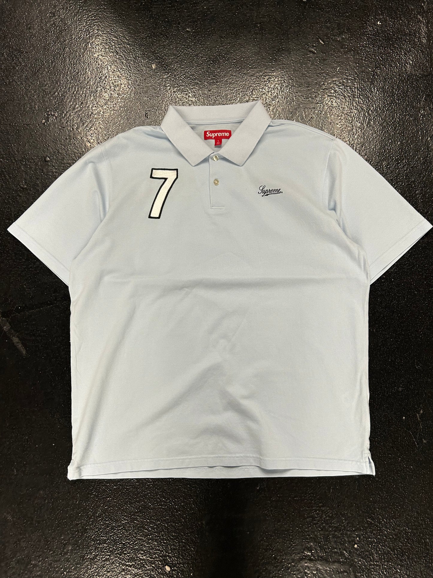 SUPREME LIGHT BLUE POLO (BRAND NEW)