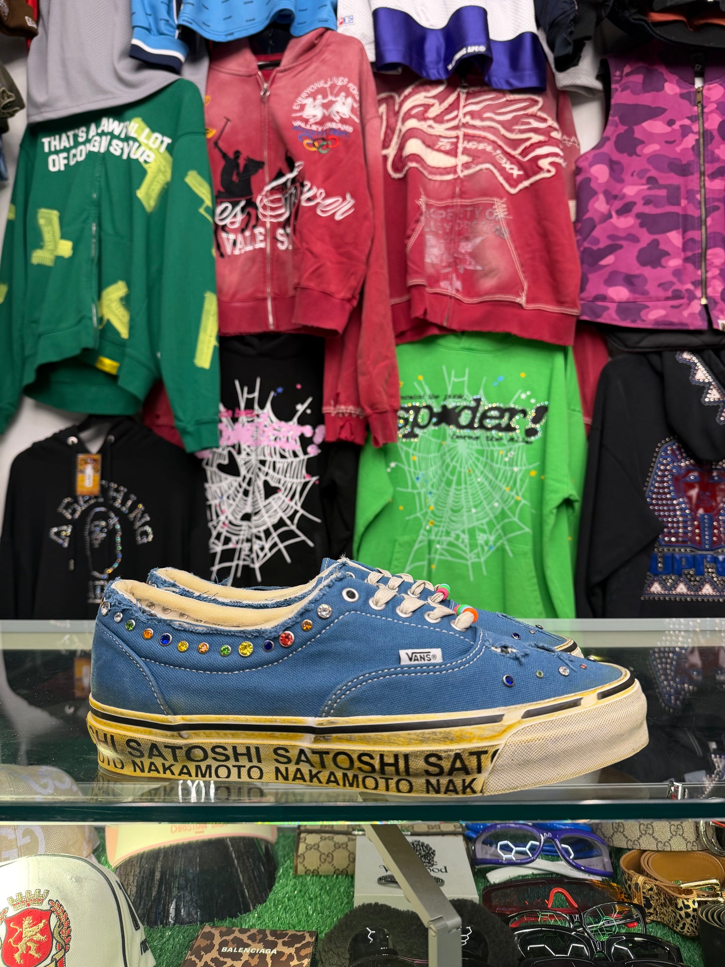 VANS X SATOSHI NAKAMOTO LUCKY CHARM NAVY (BRAND NEW)