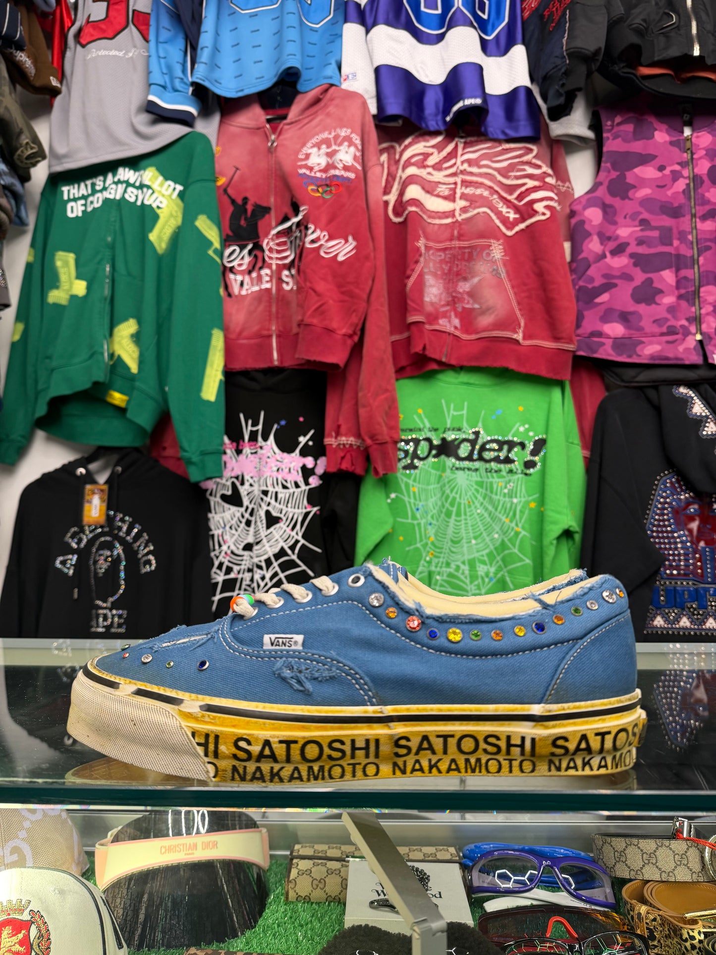 VANS X SATOSHI NAKAMOTO LUCKY CHARM NAVY (BRAND NEW)