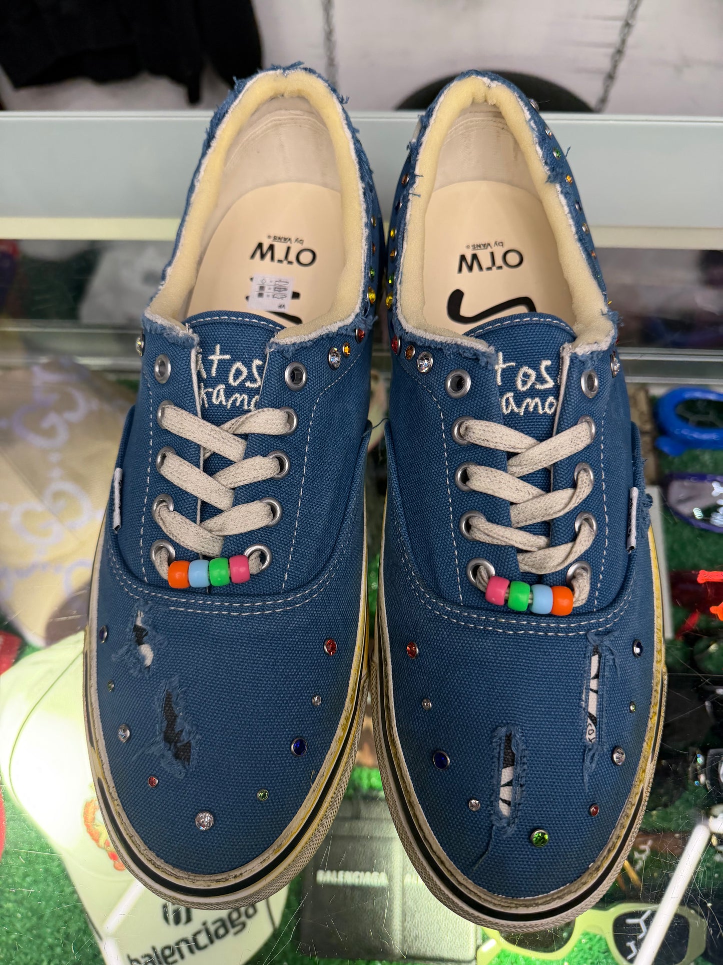 VANS X SATOSHI NAKAMOTO LUCKY CHARM NAVY (BRAND NEW)