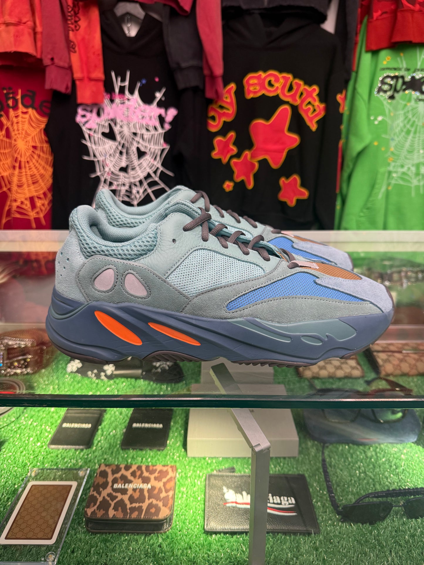 ADIDAS YEEZY BOOST 700 FADED AZUR (PRE-OWNED W/ BOX)