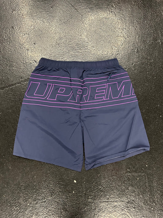 SUPREME WRAP AROUND BLUE SHORTS (BRAND NEW)