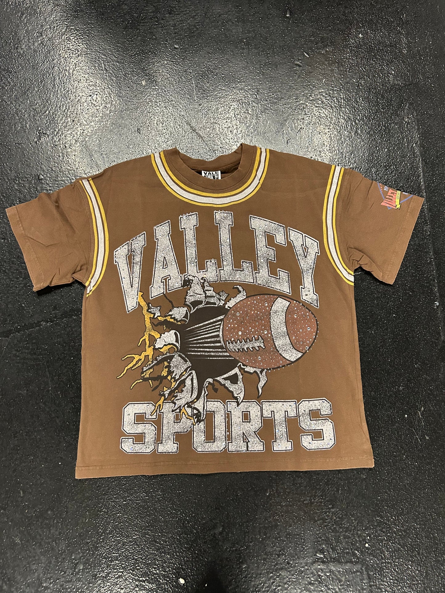 VALE CHOCOLATE BLING TEE (BRAND NEW)