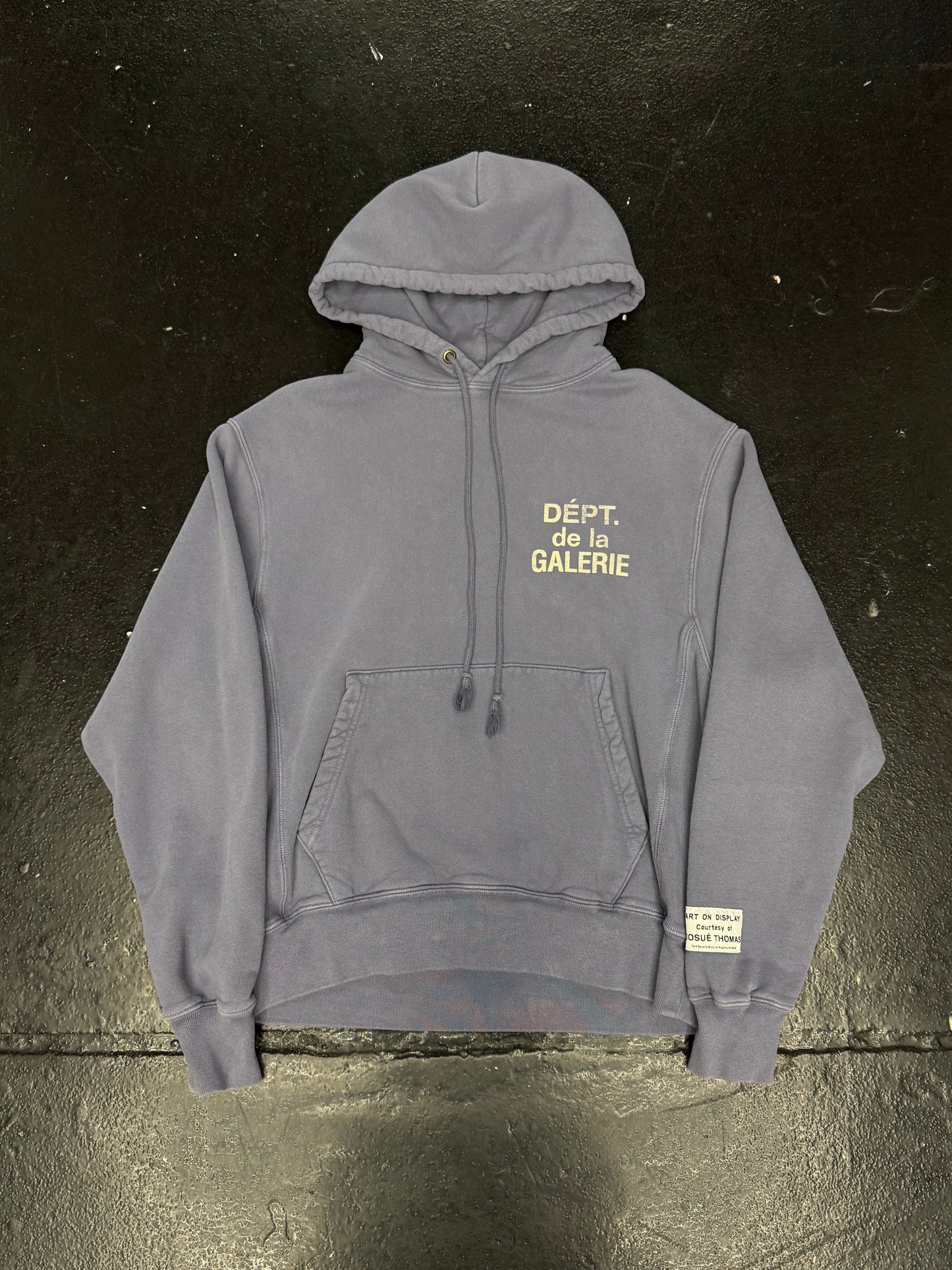 GALLERY DEPT VINTAGE FRENCH LOGO HOODIE (PRE-OWNED)