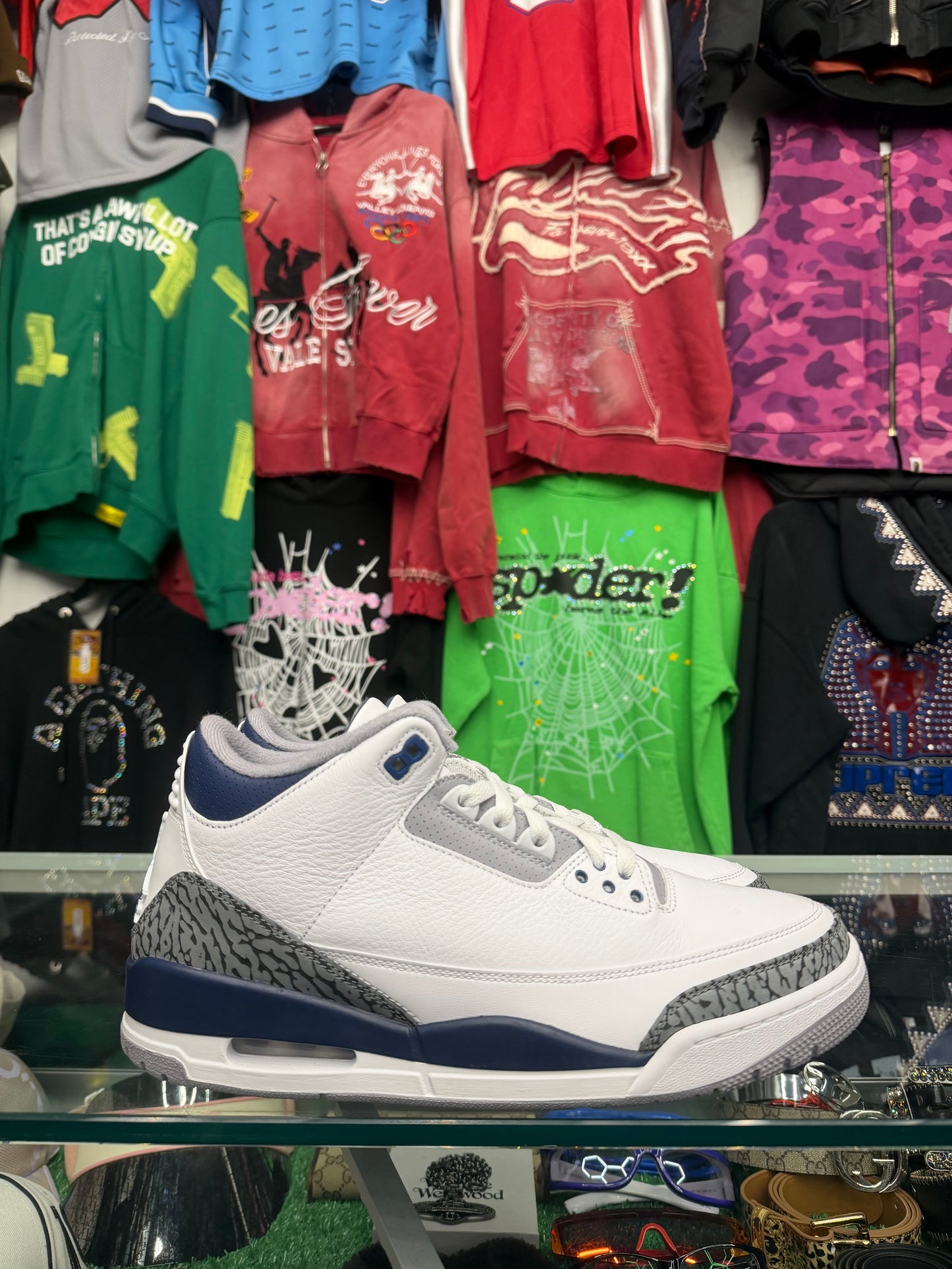 JORDAN 3 MIDNIGHT NAVY (BRAND NEW)