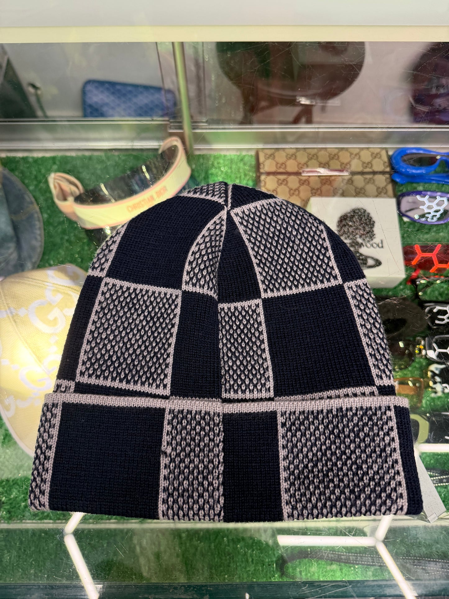 LOUIS VUITTON DAMIER HERITAGE BEANIE (PRE-OWNED)