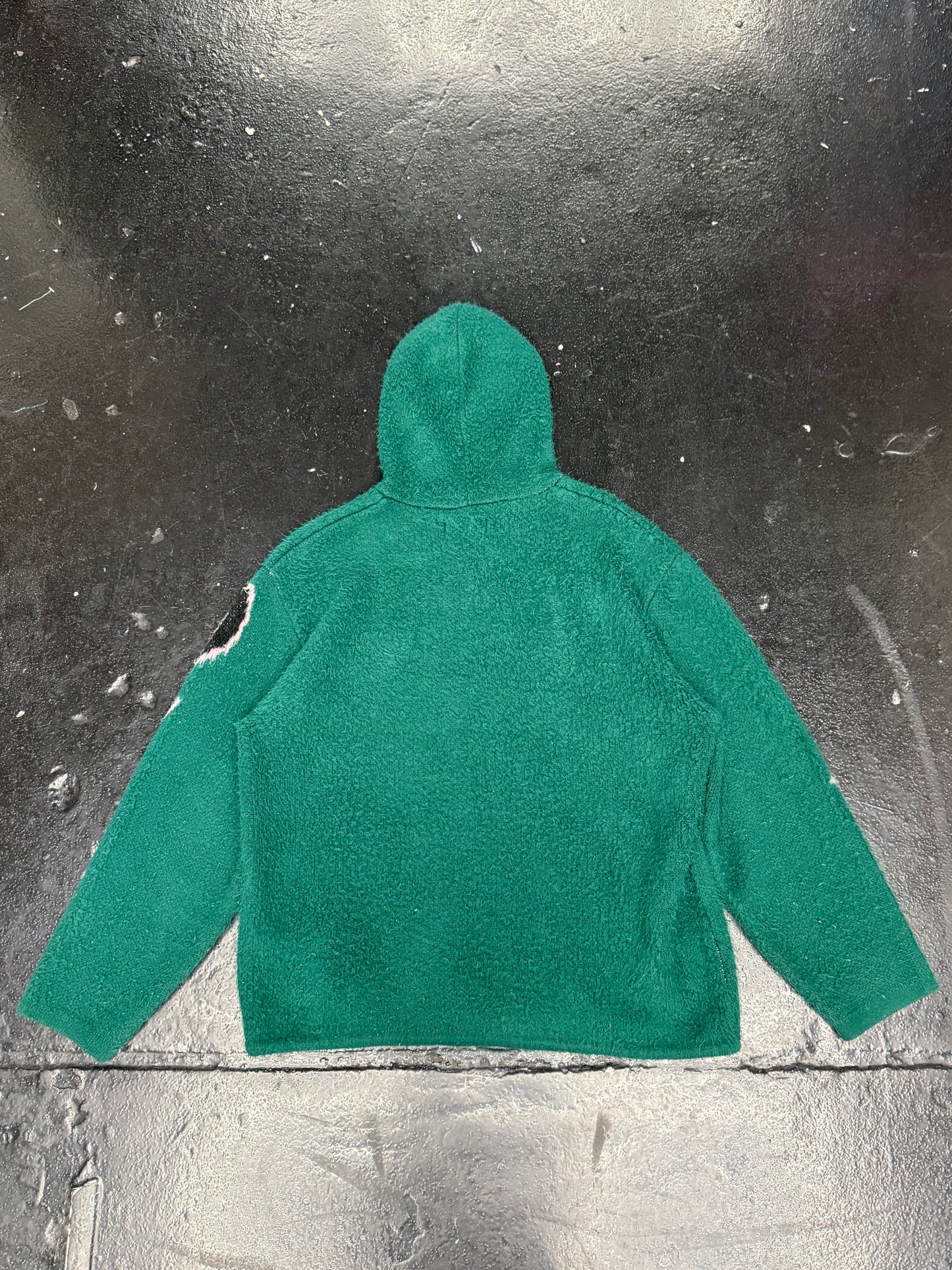 SUPREME ACCENT BRUSHED HOODIE (PRE-OWNED)