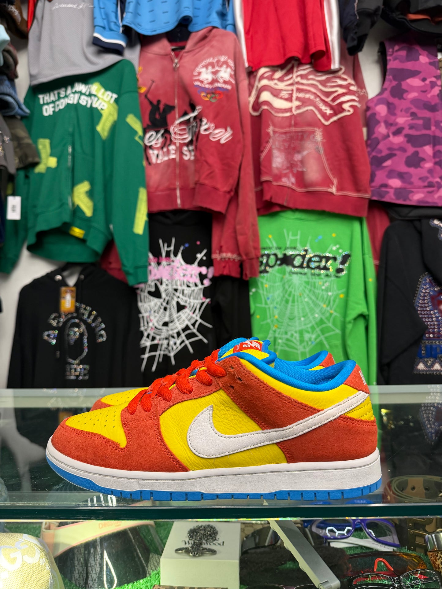 NIKE DUNK LOW SB BART SIMPSON (PRE-OWNED W/ BOX)