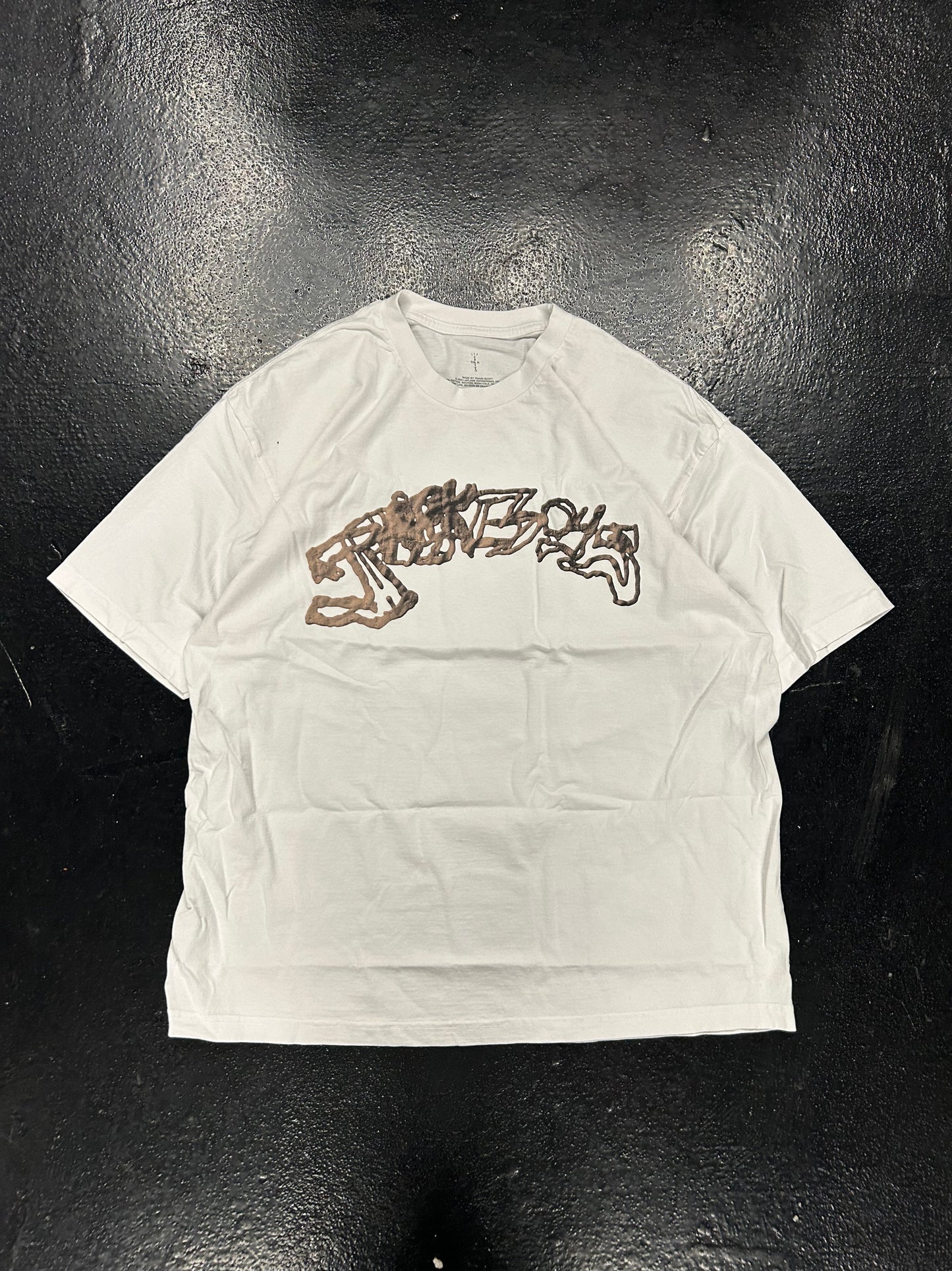 CACTUS JACK TRAVIS SCOTT JACKBOYS 2 WHITE CROSS TEE (BRAND NEW)