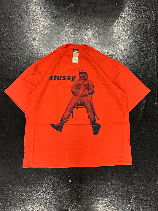 STUSSY RED ASTRONAUT TEE (BRAND NEW)