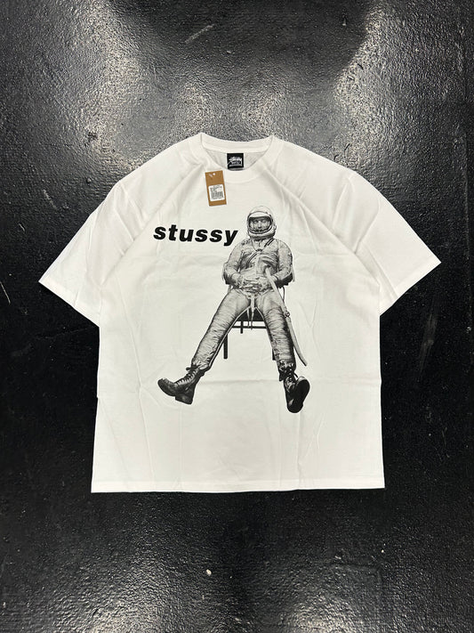 STUSSY ASTRONAUT WHITE TEE (BRAND NEW)
