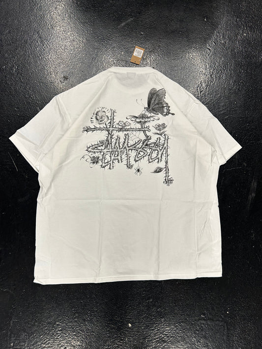 STUSSY WHITE THORN VINE TEE (BRAND NEW)