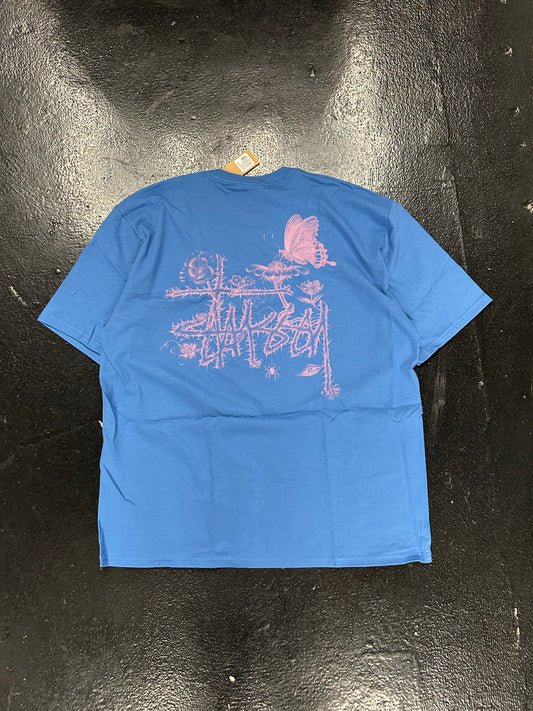 STUSSY BLUE THORN VINE TEE (BRAND NEW)