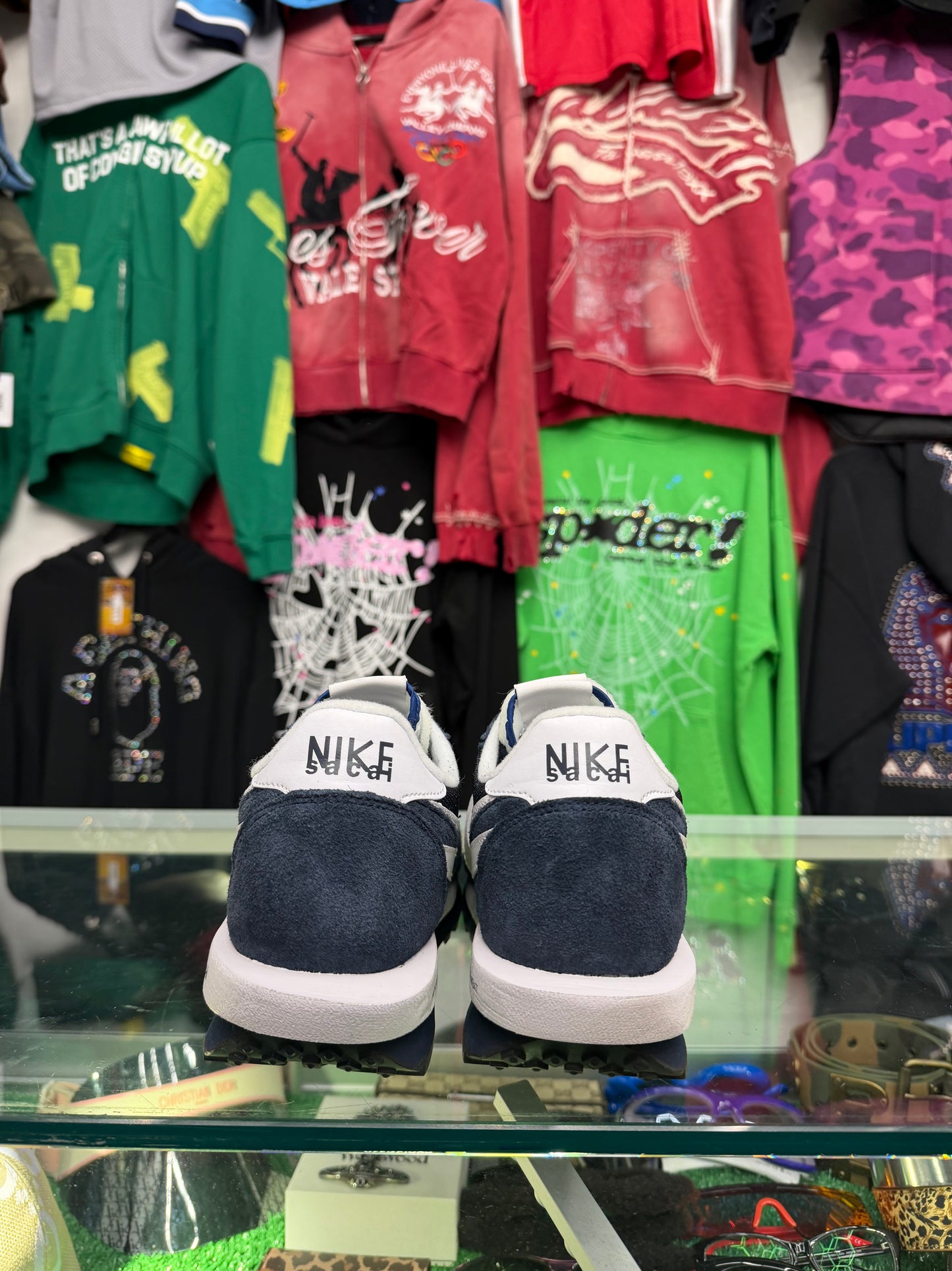 NIKE FRAGMENT SACAI  LD WAFFLE (PRE-OWNED W/ BOX)