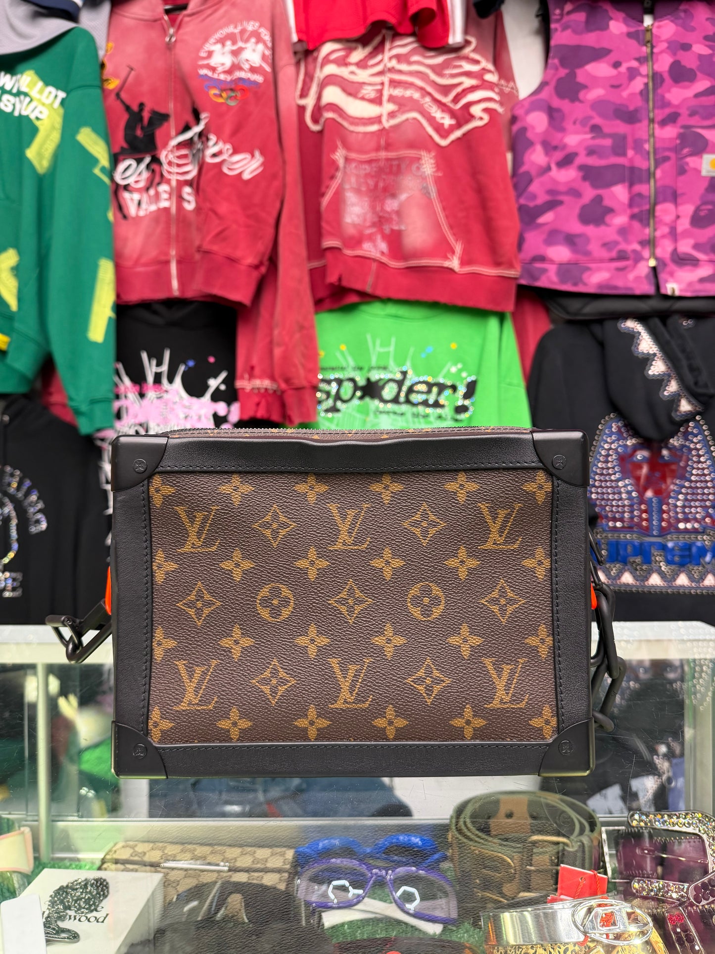 LOUIS VUITTON MONOGRAM SOLAR RAY SOFT TRUNK BAG (PRE-OWNED)