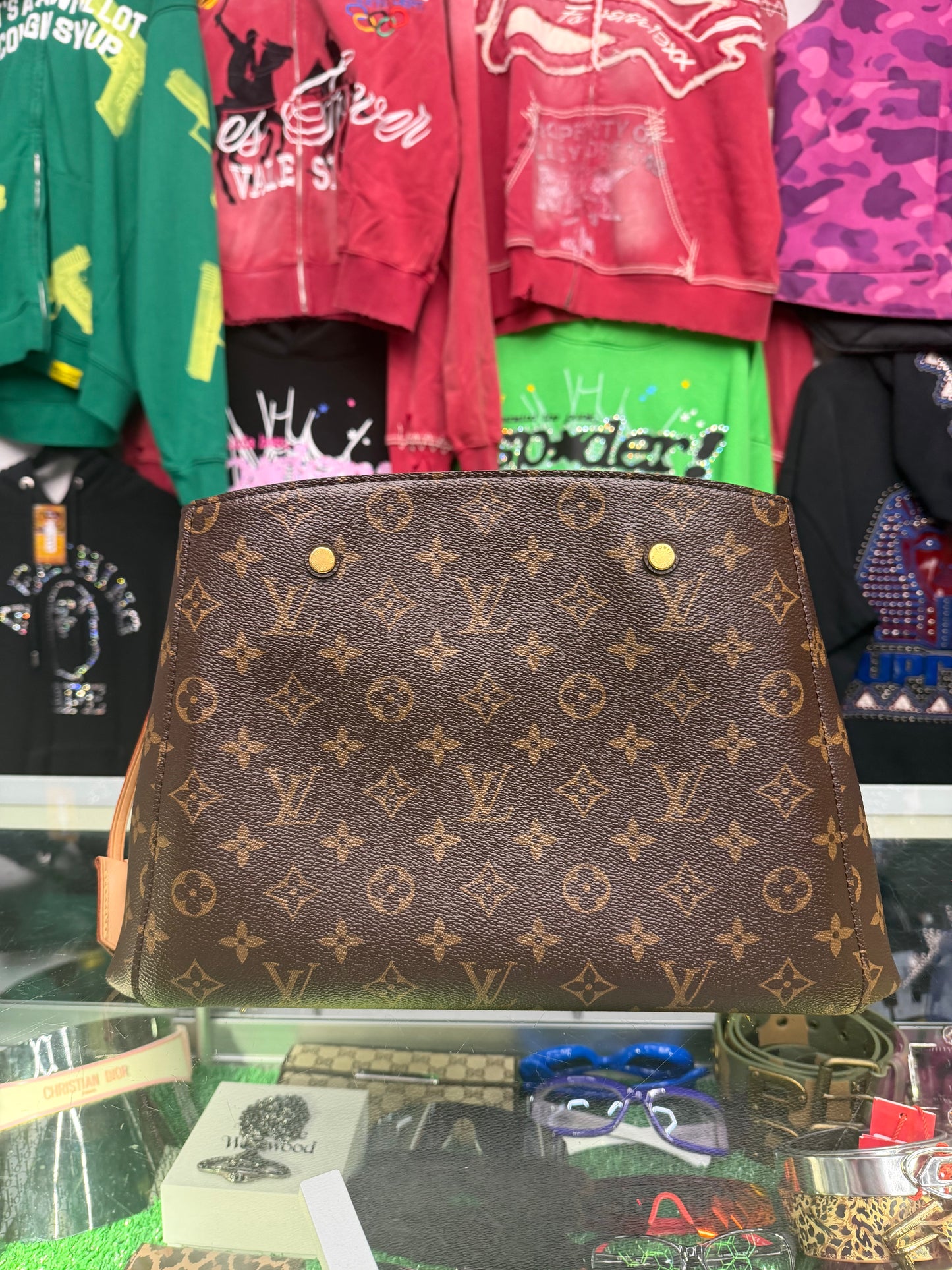 LOUIS VUITTON MONTAIGNE MM HANDBAG (PRE-OWNED)