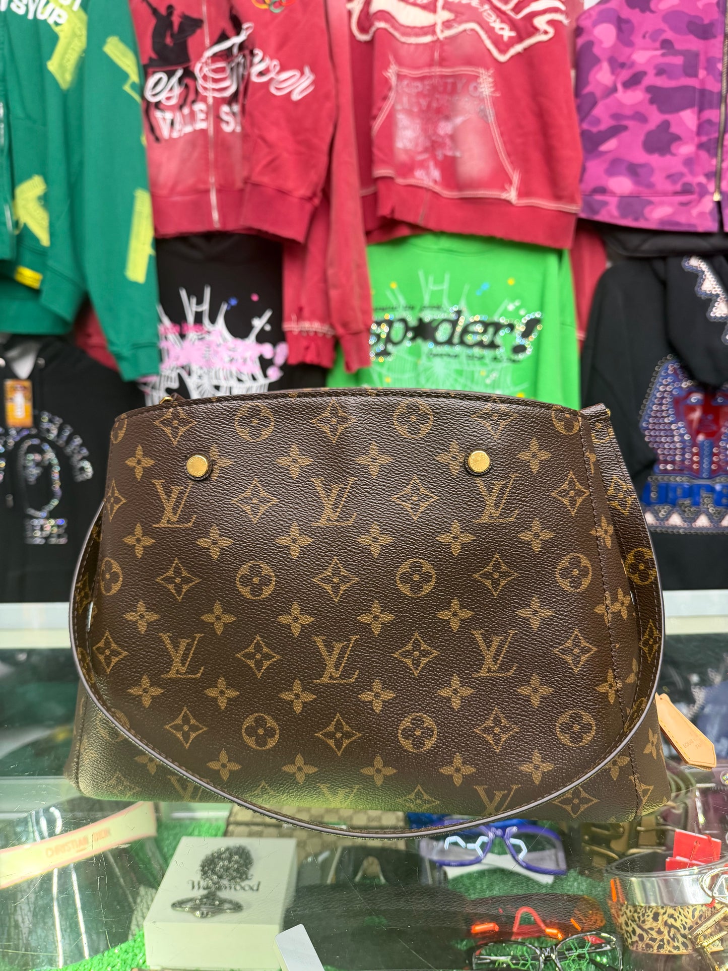 LOUIS VUITTON MONTAIGNE MM HANDBAG (PRE-OWNED)