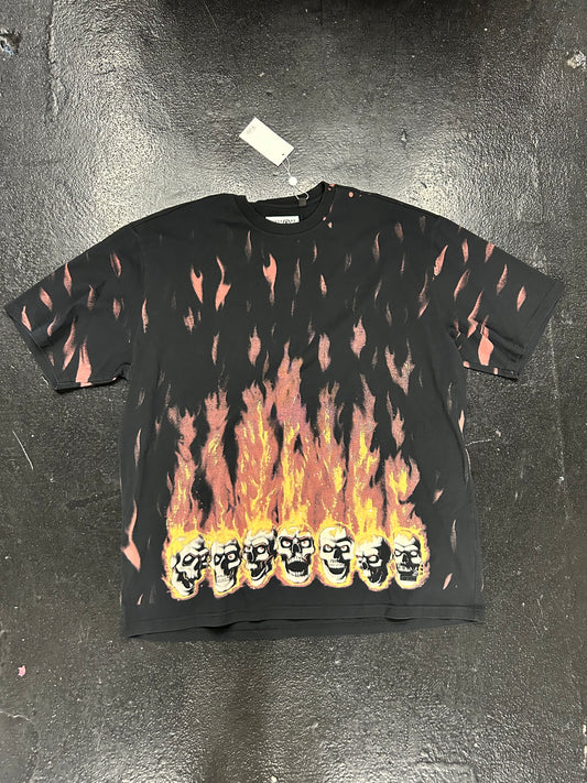 SUPREME X MAISON MARGIELA SKULL FLAME TEE (BRAND NEW)