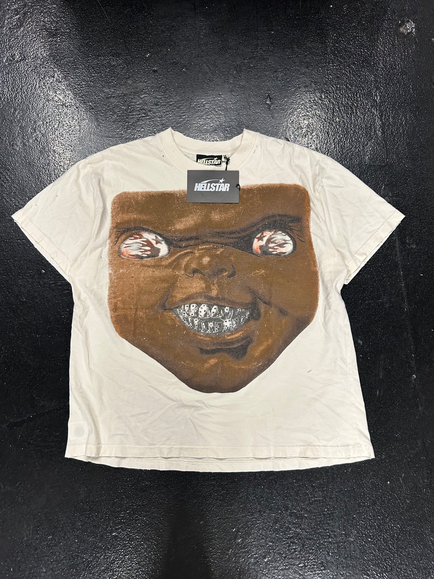 HELLSTAR HALLOWEEN GRILLS WHITE TEE (BRAND NEW)