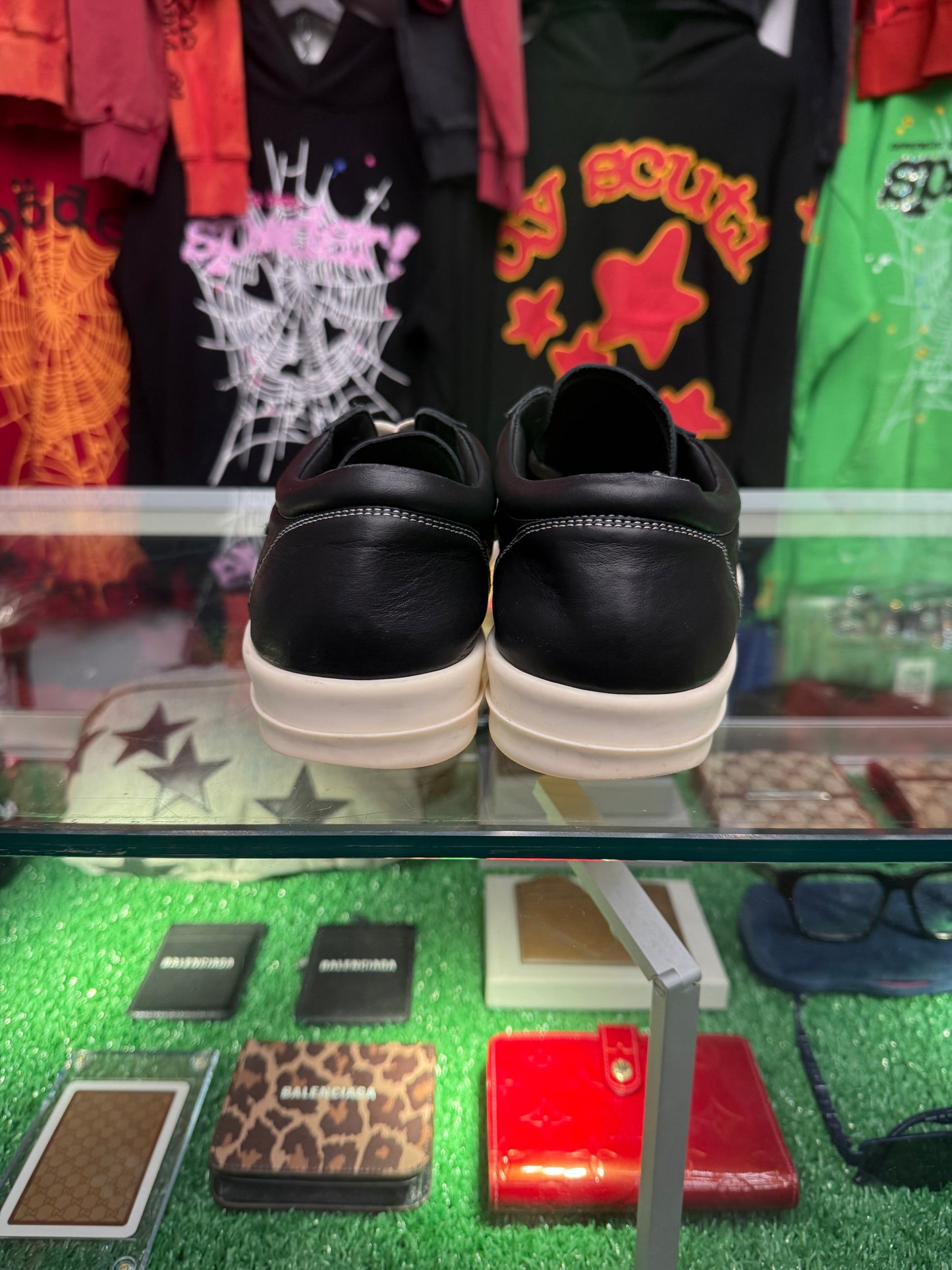 RICK OWENS MAIN LINE VINTAGE SNEAKER (PRE-OWNED W/ BOX)