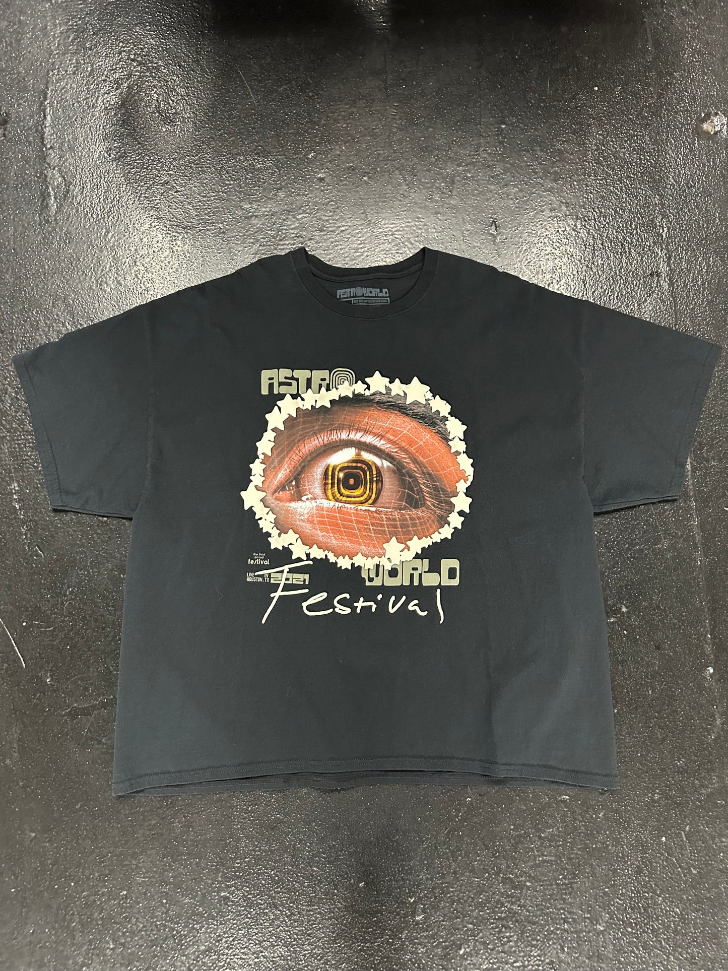 TRAVIS SCOTT UTOPIA EYE BLACK TEE (BRAND NEW)