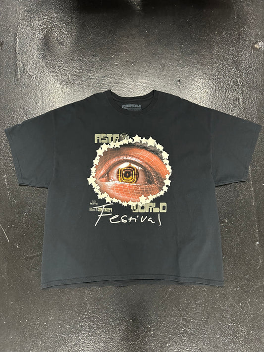 TRAVIS SCOTT UTOPIA EYE BLACK TEE (BRAND NEW)