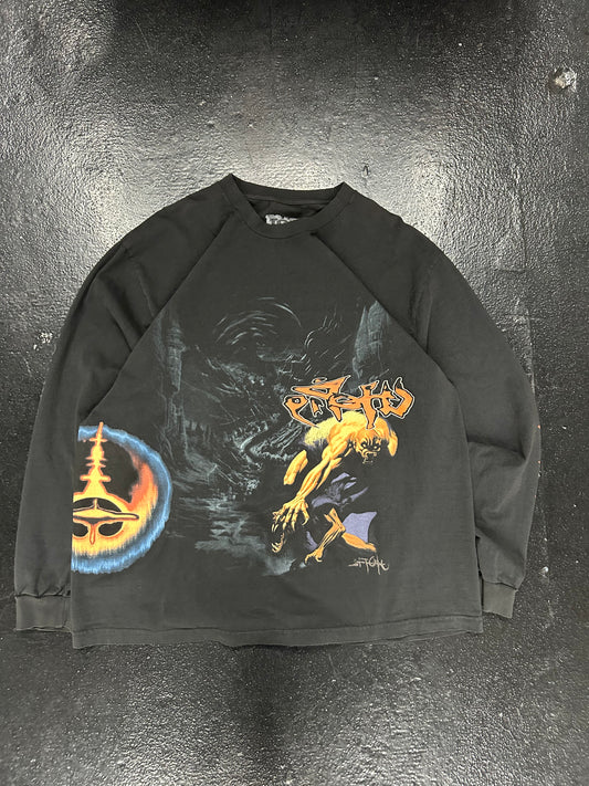CACTUS JACK TRAVIS SCOTT UTOPIA MERCH BLACK LONG SLEEVE (BRAND NEW)