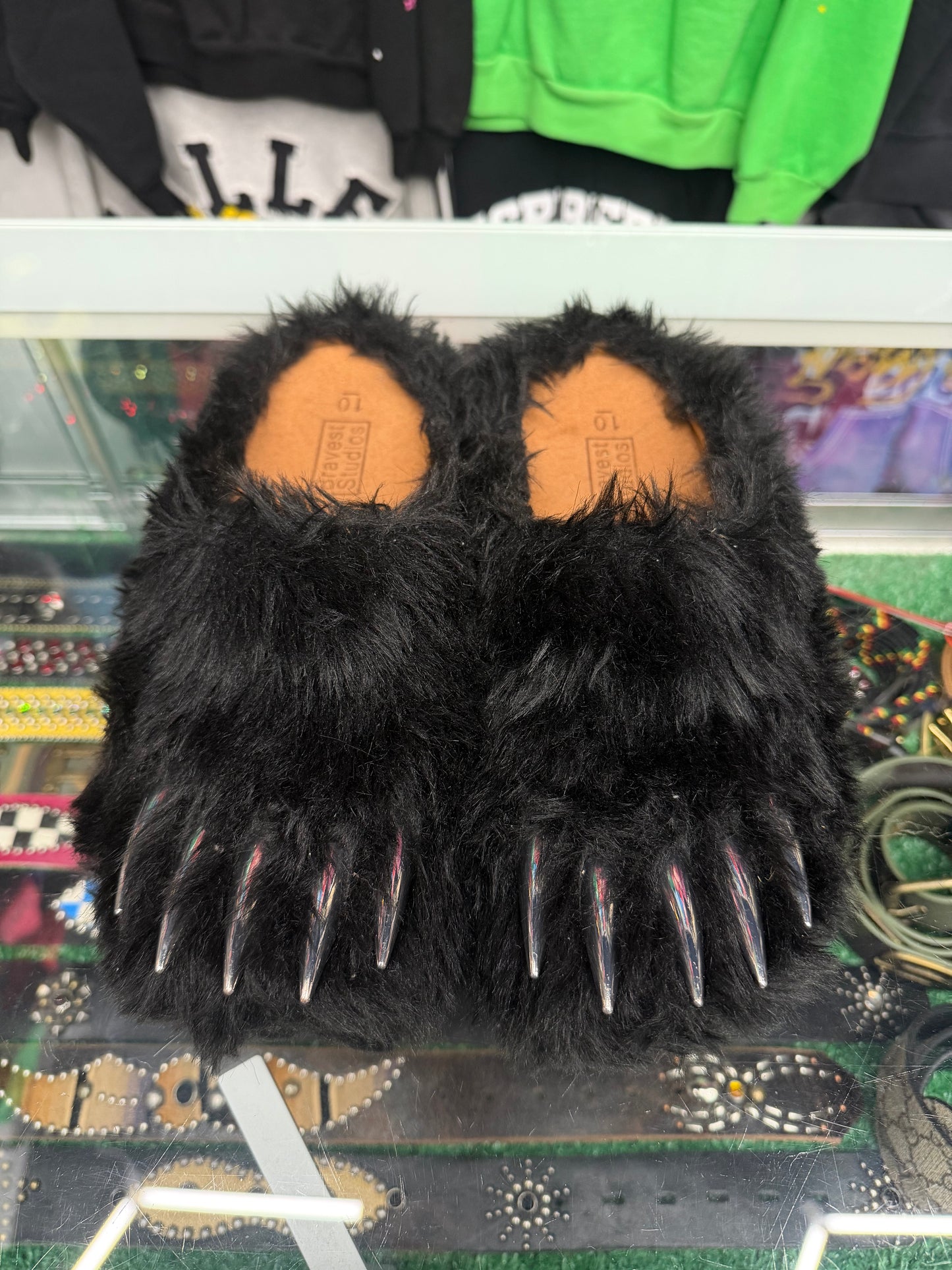 BRAVEST BLACK BEAR CLAWS MULES (PRE-OWNED W/ BOX)
