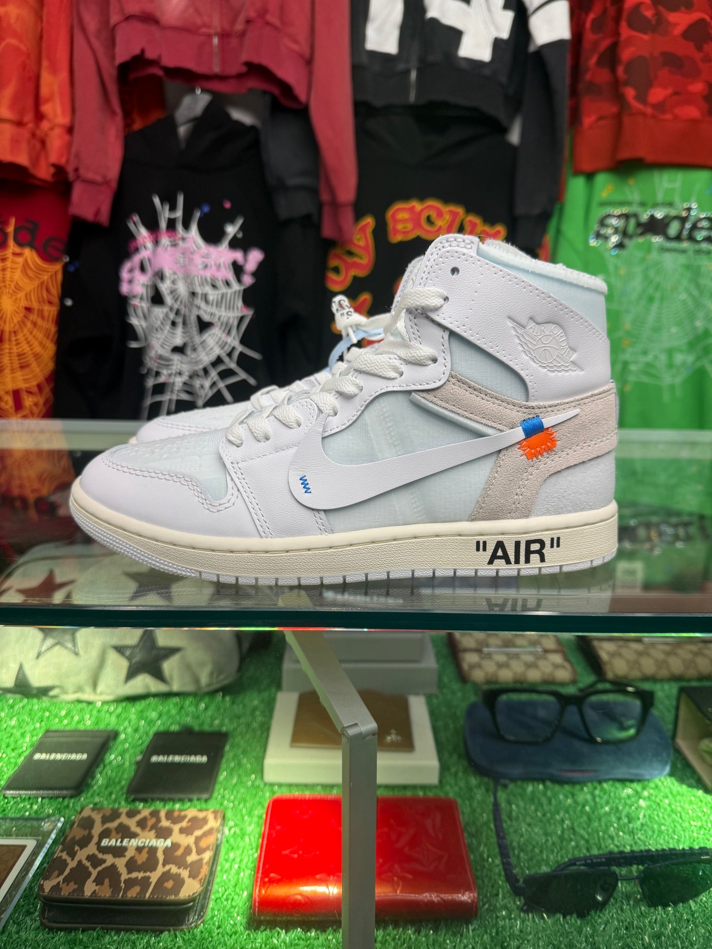 JORDAN 1 RETRO HIGH VIRGIL ABLOH ARCHIVE ALASKA (PRE-OWNED W/ BOX)