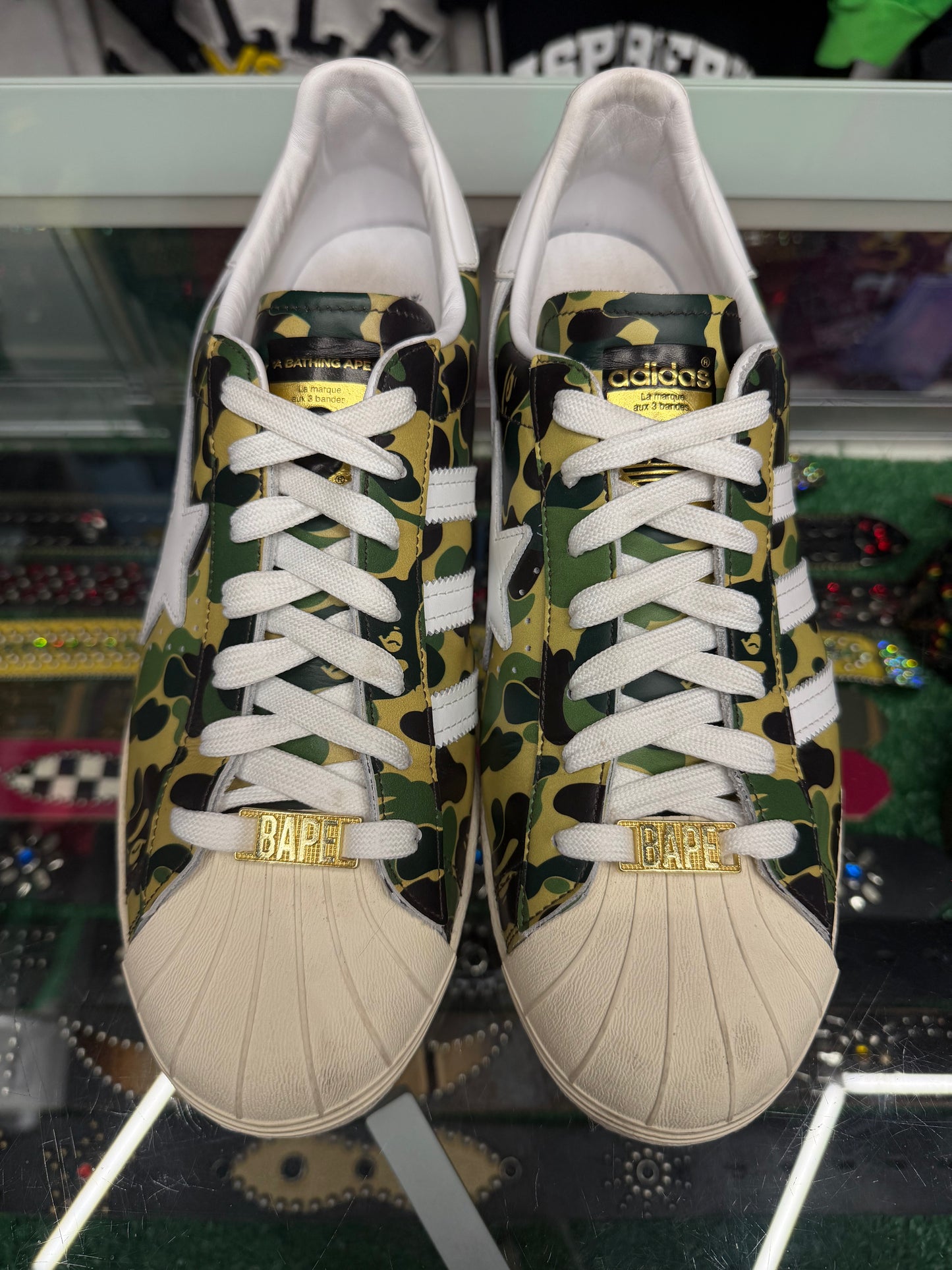 BAPE ADIDAS SUPERSTAR ABC CAMO (PRE-OWNED W/ BOX)