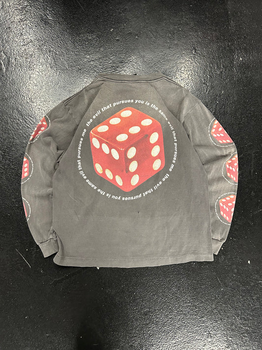 SAINT MICHAEL DICE FADED LONGSLEEVE (PRE OWNED)