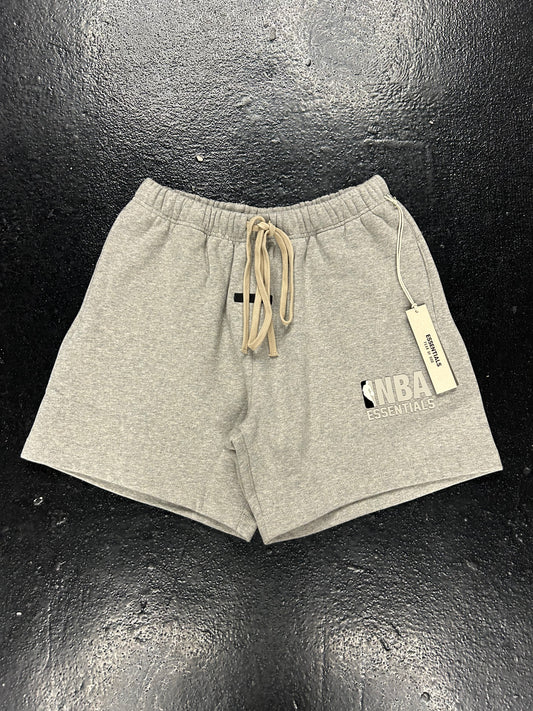 ESSENTIALS NBA GREY SHORTS (BRAND NEW)