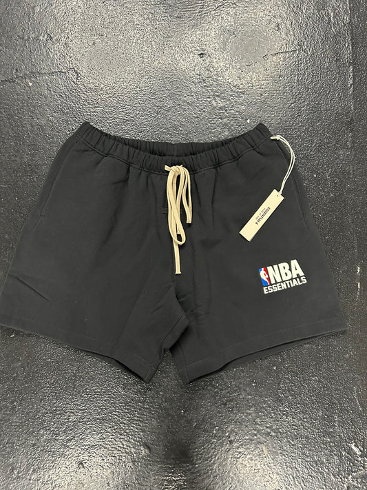 ESSENTIALS NBA BLACK SHORTS (BRAND NEW)