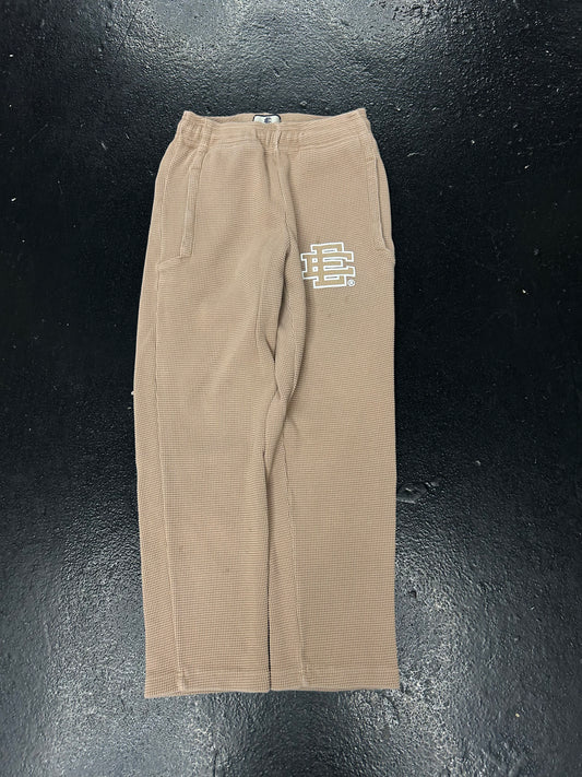 ERIC EMANUEL TAN THERMAL SWEATPANTS (PRE OWNED)