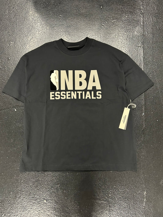 ESSENTIALS NBA BLACK TEE (BRAND NEW)