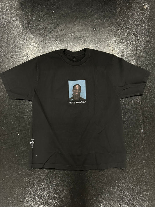 CACTUS JACK TRAVIS SCOTT ITS MIAMI BLACK TEE (BRAND NEW)