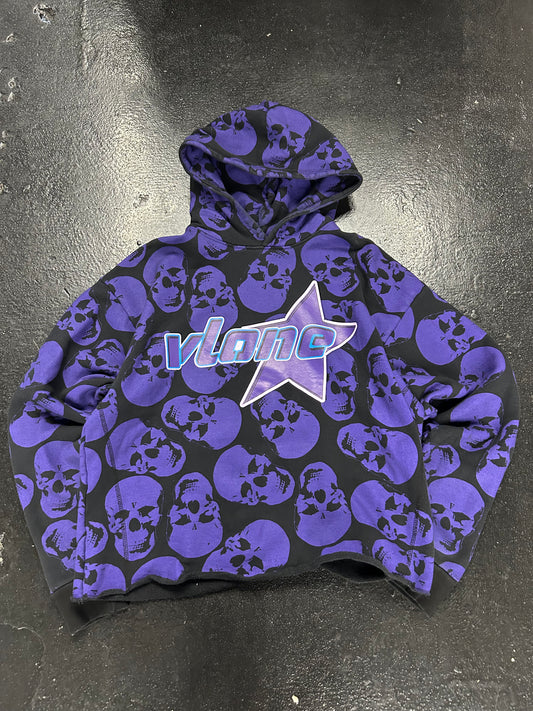 VLONE PURPLE SKULL HOODIE (PRE OWNED)