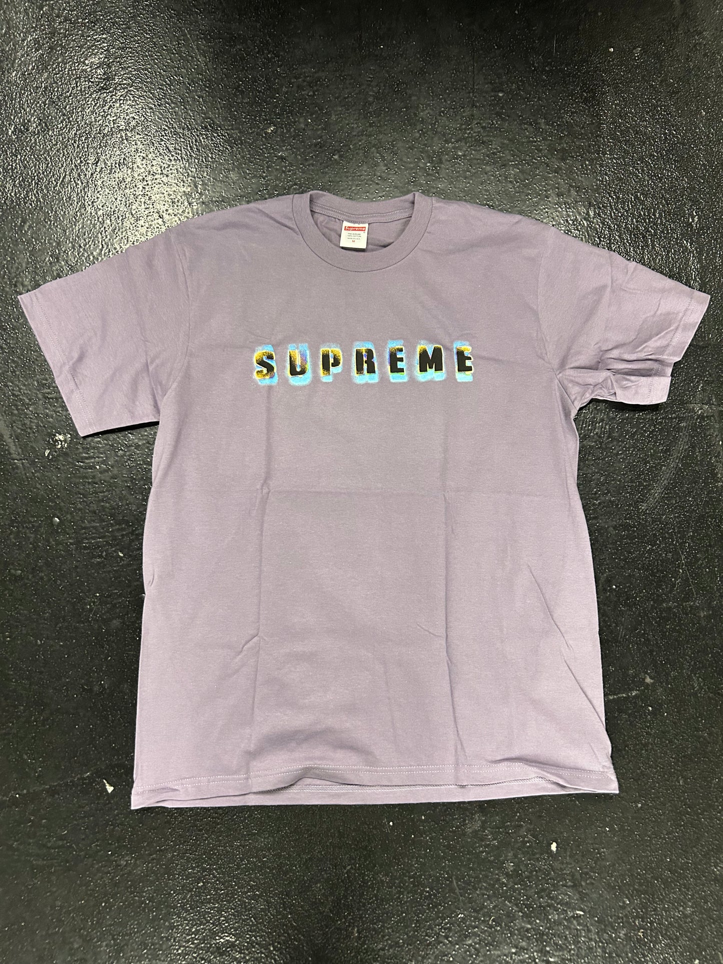 SUPREME STENCIL TEE DUSTY OLIVE (BRAND NEW)